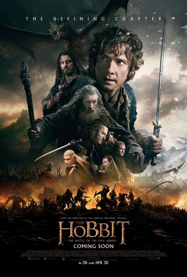 Lo Hobbit La battaglia delle cinque armate - nuovo poster uffiiciale e video per la New Zealand Air (1)