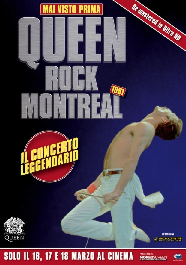 08 Freddie Mercury - Queen Rock Montreal - poster