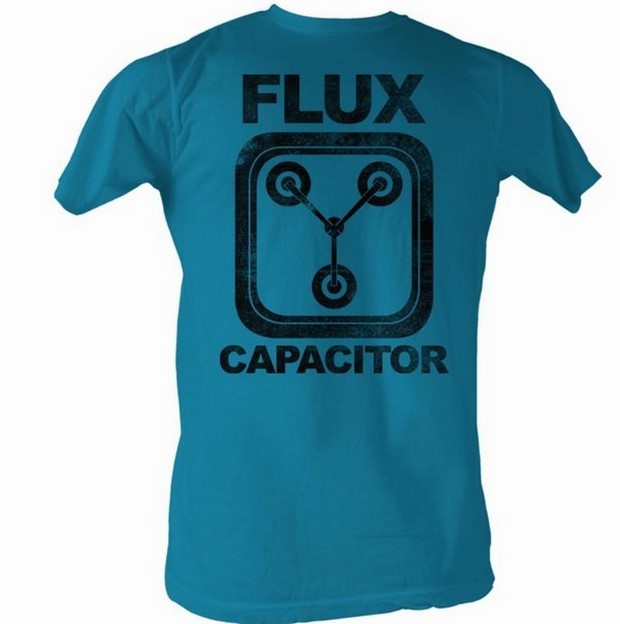 Ritorno al futuro gadget replica life-size, caricatore USB e t-shirt del Flusso canalizzatore (2)