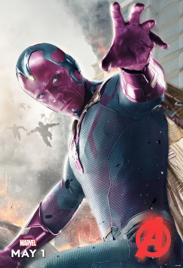 Avengers Age of Ultron - nuovo character poster con Vision (1)