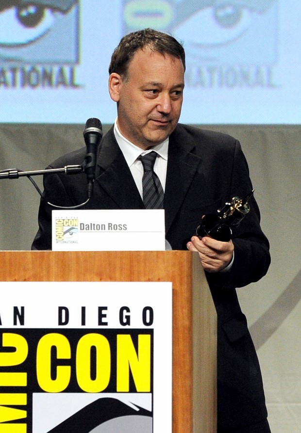 Director Sam Raimi Makes Surprise Appearance At Comic-Con - Comic-Con International 2014