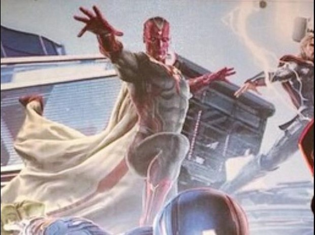 The Avengers 2 promo art con i Vendicatori e Vision (2)