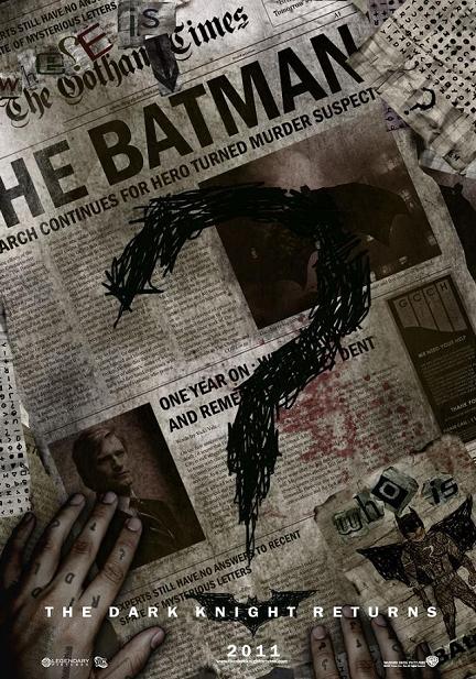 Batman 3 fake poster 2 - L'enigmista