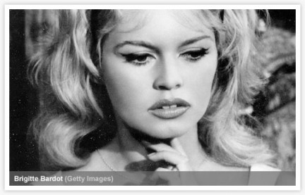 Brigitte Bardot primo piano