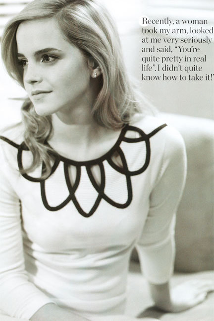 Emma Watson InStyle magazine rivista