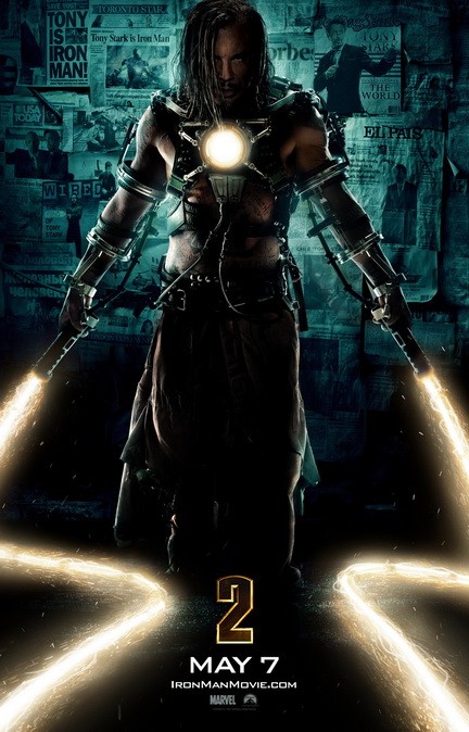 Iron Man 2, ecco il poster con Mickey Rourke