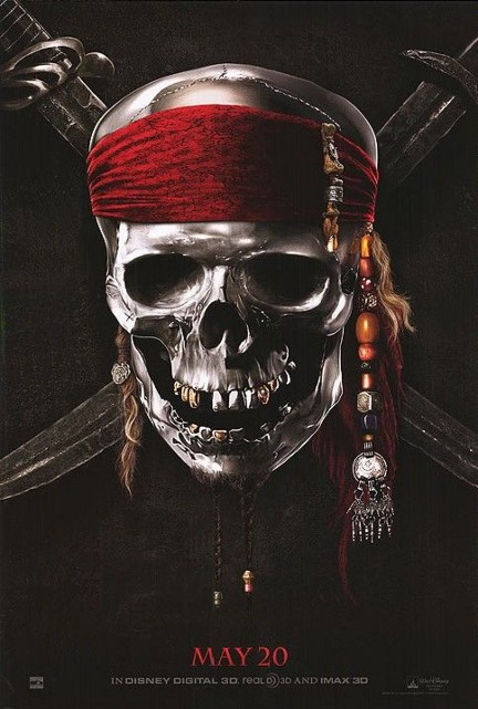 Pirates of the Caribbean: On Stranger Tides teaser poster