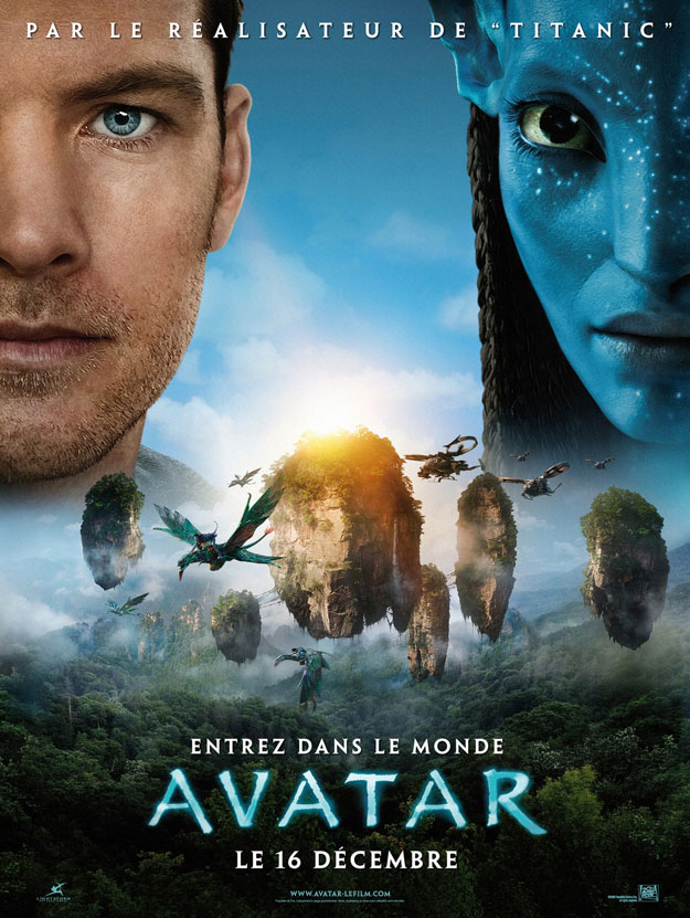 Poster francese e dietro le quinte per Avatar di James Cameron