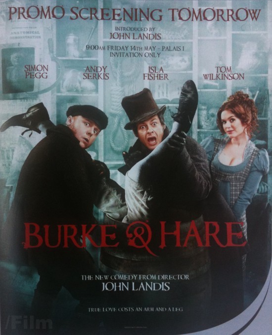 Torna John Landis con l'horror comedy Burke & Hare: ecco il poster