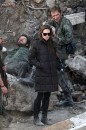 Angelina Jolie sul set del suo primo film da regista a Budapest - le foto
