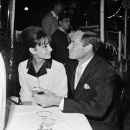 Audrey Hepburn e Mel Ferrer al party di Jack Lemmon, 16 agosto 1962
