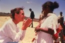 Audrey Hepburn in Ethiopia ambasciatrice UNICEF, 1 marzo 1988 2