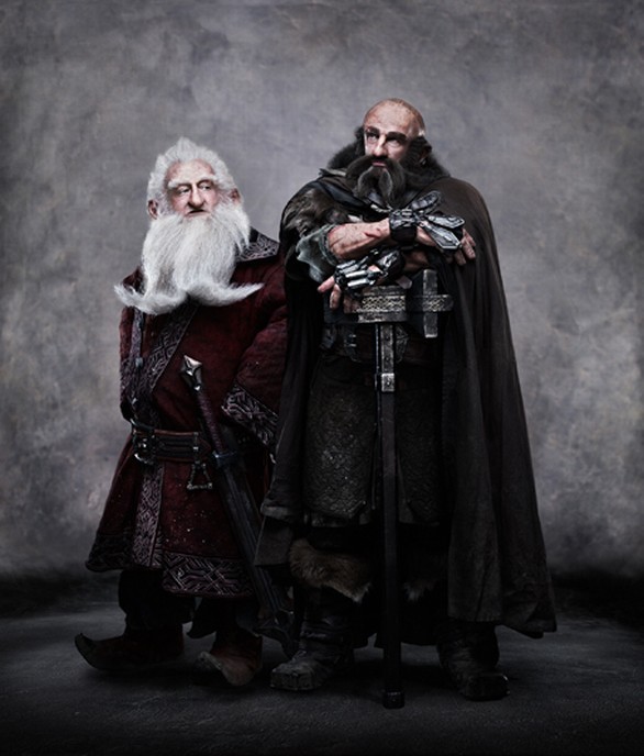 Lo Hobbit: ecco la foto dei nani Balin e Dwalin