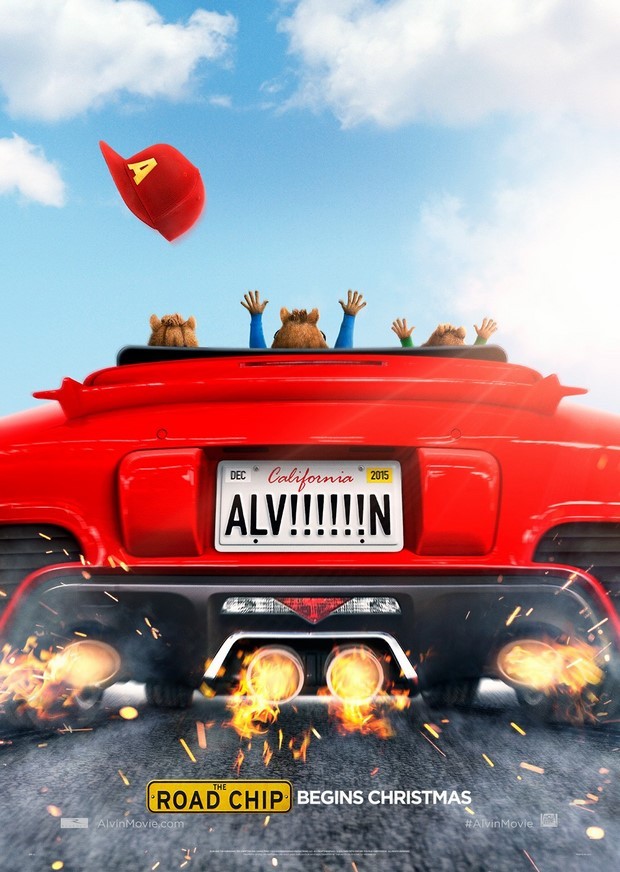 Alvin Superstar 4 primo poster ufficiale del sequel d'animazione