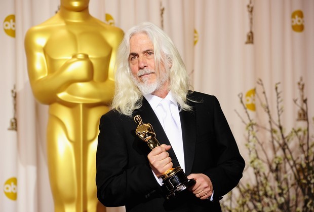 HOLLYWOOD, CA - FEBRUARY 26: Robert Richardson, winner for Cinematography for 'Hugo' poses in the press room at the 84th Annual Academy Awards held at the Hollywood & Highland Center on February 26, 2012 in Hollywood, California. (Photo by Jason Merritt/Getty Images)