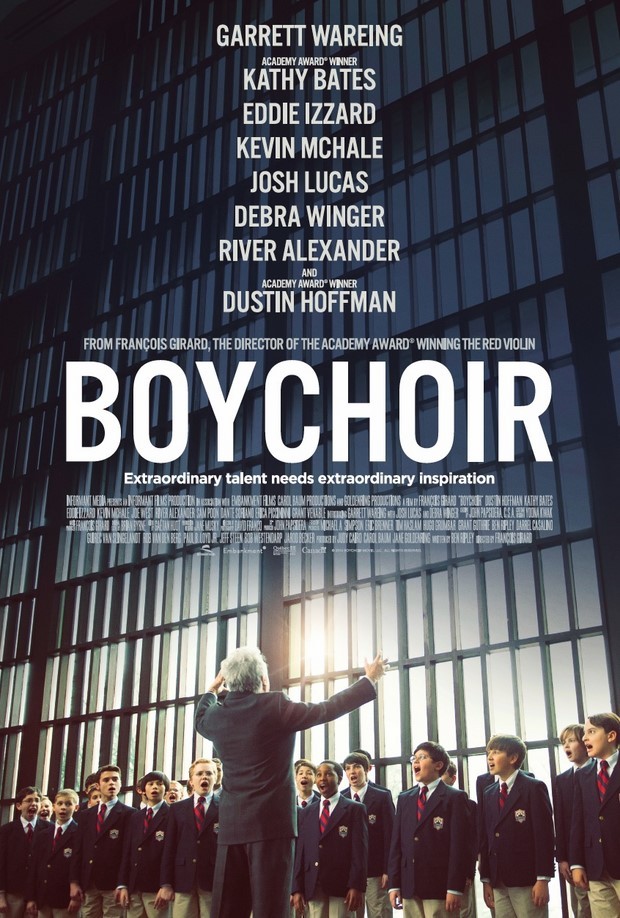 Boychoir trailer e poster del film con Dustin Hoffman