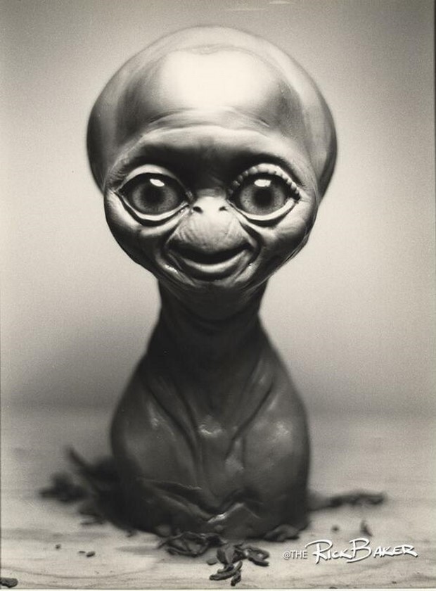 E.T. doveva essere un horror le foto dell'alieno di Rick Baker (5)