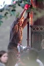 Christoph Waltz e Robert Pattinson sul set di Water for Elephants