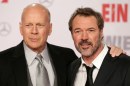 Bruce Willis e Sebastian Koch, Die Hard - Un buon giorno per morire, Premiere Berlino