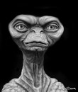 E.T. doveva essere un horror: foto dell'alieno di Rick Baker