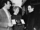 Francois Truffaut con Julie Christie e Roland Curram, 6 mar 1966