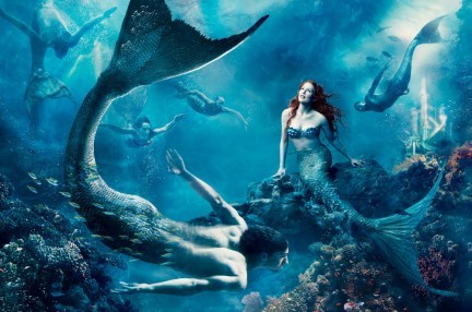 Julianne Moore sirena Ariel per la Disney