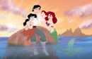 Ariel ed Eric con i figli Melody e Pontus