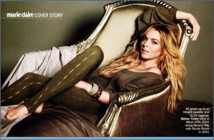 Lindsay Lohan su Marie Claire di ottobre