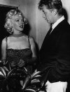 Marilyn Monroe, Robert Mitchum, party ad Hollywood, 1962