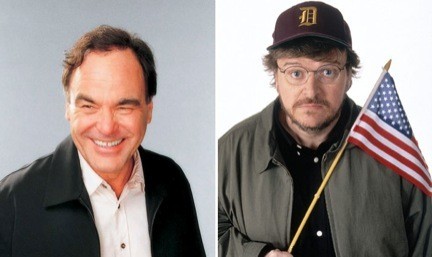 oliver stone - michael moore