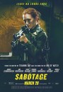 Sabotage: 5 nuove locandine internazionali e 6 character poster