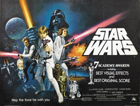 Star Wars, Guerre Stellari, 1977, poster