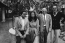 Ettore Scola, Sophia Loren, Carlo Ponti, Nino Manfredi, 20 mag 1977