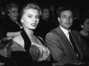 Sophia Lorene Marlon Brando a Roma, 11 nov 1954