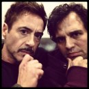 The Avengers 2 - foto ufficiali dal set con Robert Downey Jr. e Mark Ruffalo