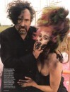 Tim Burton ed Helena Bonham-Carter su Uk Vogue dicembre 2008