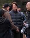 Tom Cruise, Simon Pegg, Paula Patton e Michael Nyqvist sul set di Mission Impossible 4: Ghost Protocol